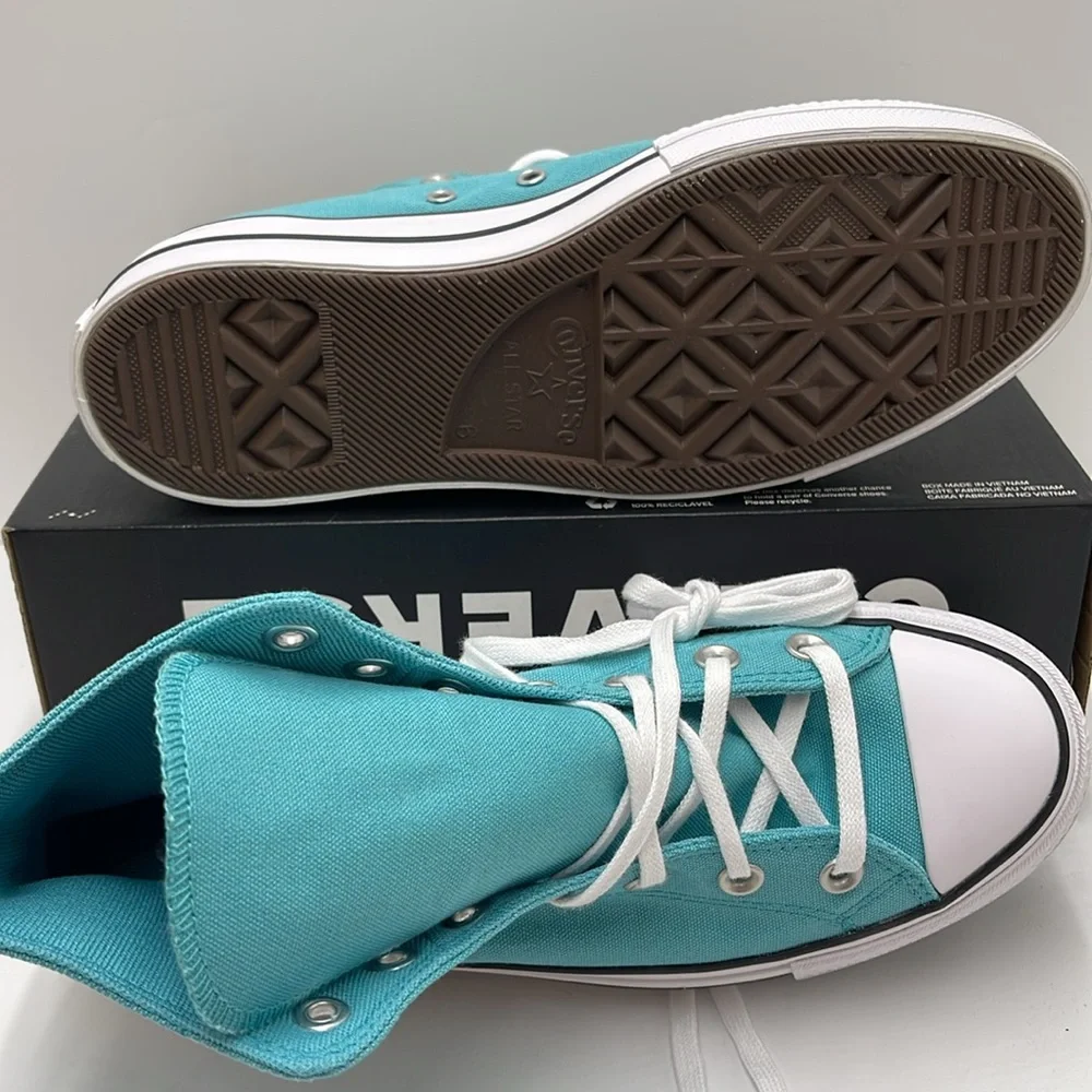 Converse WMNS CTAS LIFT HI
OCEAN DRIP/WHITE/BLACK A06492C Platforms Sneakers - Picture 4 of 16